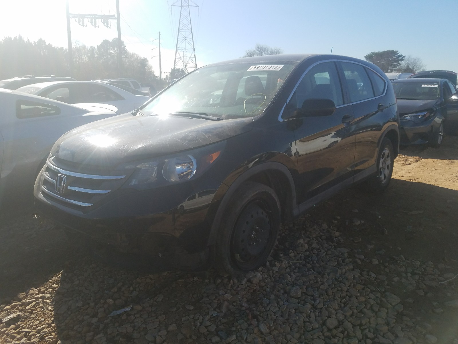 Photo 1 VIN: 2HKRM3H34EH535984 - HONDA CR-V LX 