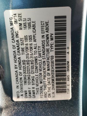 Photo 11 VIN: 2HKRM3H35EH558769 - HONDA CRV 