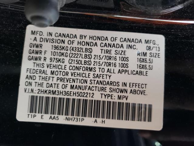 Photo 9 VIN: 2HKRM3H36EH502212 - HONDA CR-V LX 