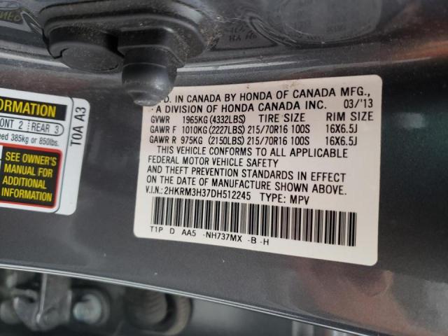 Photo 9 VIN: 2HKRM3H37DH512245 - HONDA CR-V LX 