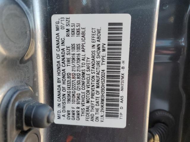 Photo 12 VIN: 2HKRM3H39DH520024 - HONDA CRV 