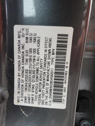 Photo 11 VIN: 2HKRM3H39EH542011 - HONDA CRV 