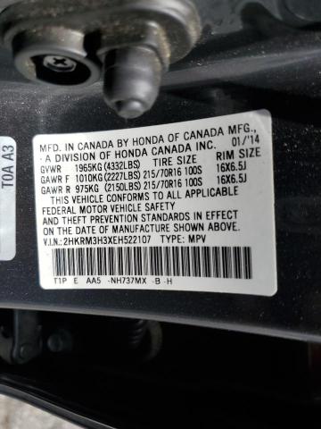 Photo 11 VIN: 2HKRM3H3XEH522107 - HONDA CR-V LX 