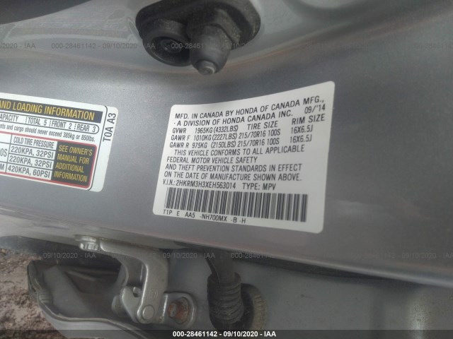 Photo 8 VIN: 2HKRM3H3XEH563014 - HONDA CR-V 