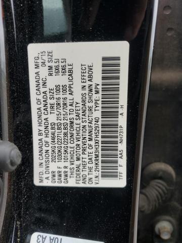 Photo 12 VIN: 2HKRM3H3XFH529740 - HONDA CRV 