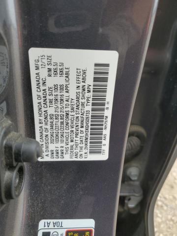 Photo 12 VIN: 2HKRM3H3XGH509733 - HONDA CR-V LX 