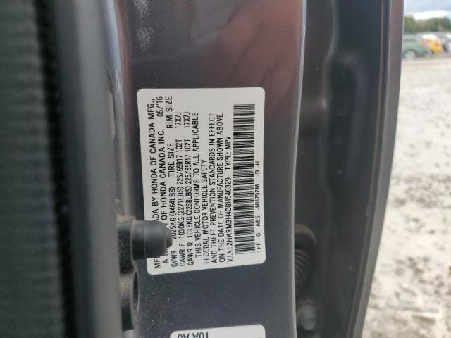 Photo 13 VIN: 2HKRM3H40GH546329 - HONDA CR-V SE 