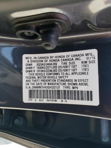 Photo 12 VIN: 2HKRM3H43GH522137 - HONDA CRV 