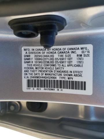 Photo 9 VIN: 2HKRM3H44GH524964 - HONDA CR-V SE 