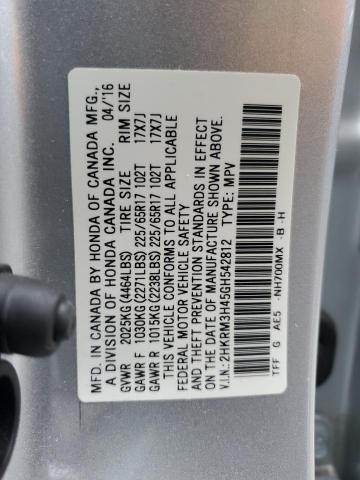 Photo 12 VIN: 2HKRM3H45GH542812 - HONDA CR-V SE 