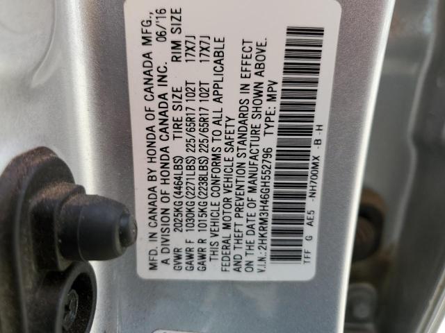 Photo 12 VIN: 2HKRM3H46GH552796 - HONDA CRV 