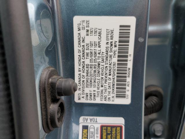 Photo 11 VIN: 2HKRM3H47GH527261 - HONDA CR-V SE 