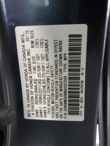 Photo 12 VIN: 2HKRM3H48GH537054 - HONDA CRV 