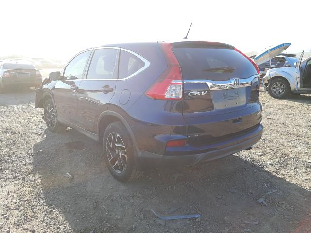 Photo 2 VIN: 2HKRM3H49GH548161 - HONDA CR-V SE 