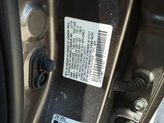 Photo 9 VIN: 2HKRM3H50EH555554 - HONDA CR-V EX 