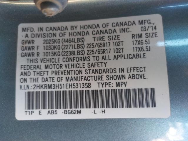 Photo 11 VIN: 2HKRM3H51EH531358 - HONDA CR-V EX 