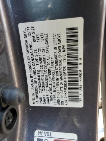 Photo 12 VIN: 2HKRM3H51FH508728 - HONDA CRV 