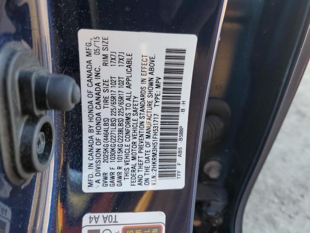 Photo 13 VIN: 2HKRM3H51FH531717 - HONDA CR-V EX 