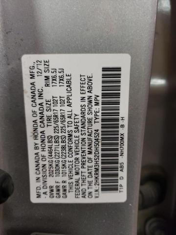 Photo 12 VIN: 2HKRM3H52DH504524 - HONDA CRV 