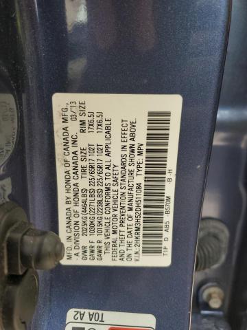 Photo 12 VIN: 2HKRM3H52DH511084 - HONDA CR-V EX 