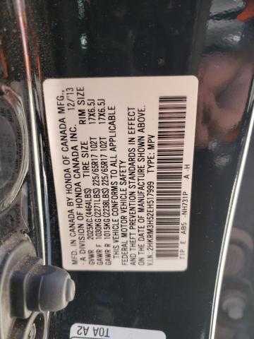 Photo 9 VIN: 2HKRM3H52EH517999 - HONDA CR-V EX 