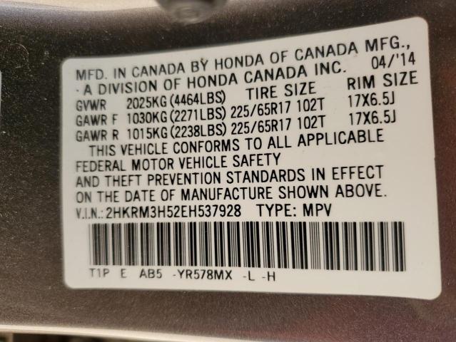 Photo 11 VIN: 2HKRM3H52EH537928 - HONDA CRV 