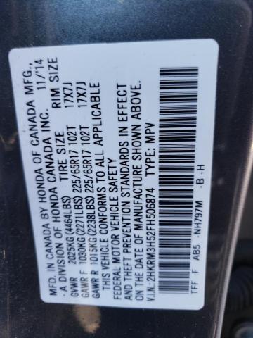 Photo 12 VIN: 2HKRM3H52FH506874 - HONDA CR-V EX 