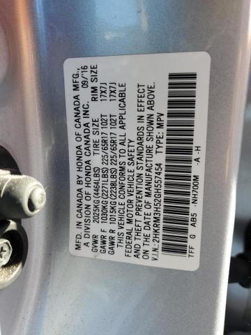 Photo 9 VIN: 2HKRM3H52GH557454 - HONDA CR-V EX 