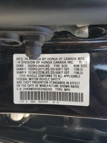 Photo 12 VIN: 2HKRM3H55EH562242 - HONDA CRV 