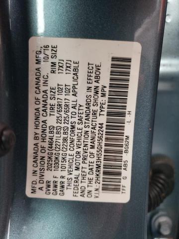 Photo 9 VIN: 2HKRM3H55GH562244 - HONDA CR-V EX 