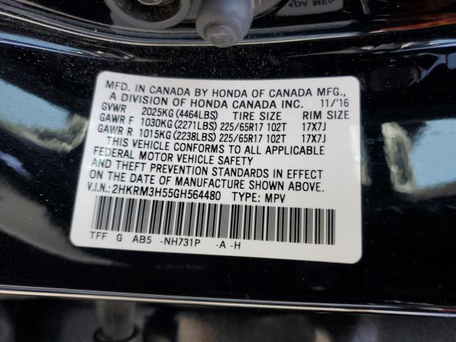 Photo 11 VIN: 2HKRM3H55GH564480 - HONDA CRV 