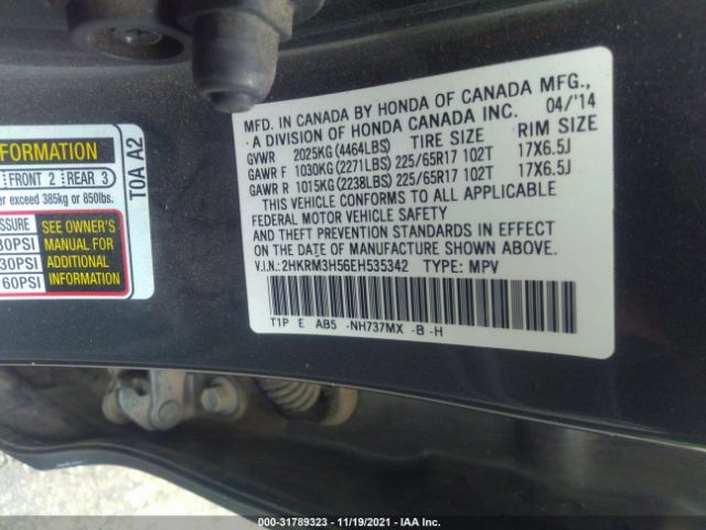 Photo 8 VIN: 2HKRM3H56EH535342 - HONDA CR-V 