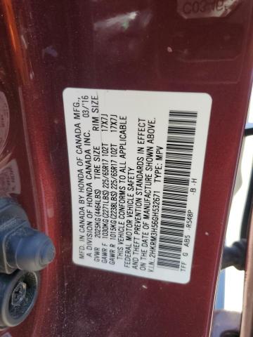 Photo 11 VIN: 2HKRM3H56GH532671 - HONDA CRV 