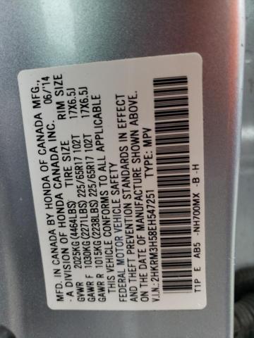 Photo 12 VIN: 2HKRM3H58EH547251 - HONDA CRV 