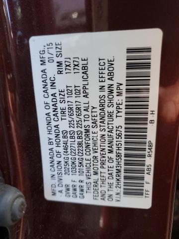 Photo 11 VIN: 2HKRM3H58FH515675 - HONDA CRV 