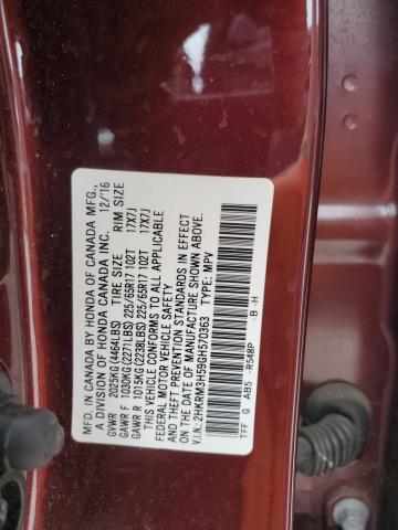 Photo 13 VIN: 2HKRM3H59GH570363 - HONDA CRV 