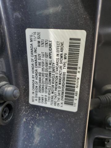 Photo 12 VIN: 2HKRM3H5XGH566595 - HONDA CRV 