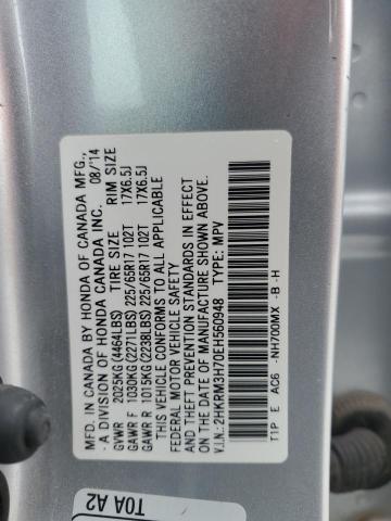 Photo 12 VIN: 2HKRM3H70EH560948 - HONDA CRV 