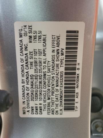 Photo 12 VIN: 2HKRM3H71EH532835 - HONDA CR-V EXL 