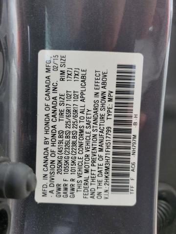 Photo 12 VIN: 2HKRM3H71FH517799 - HONDA CR-V EXL 