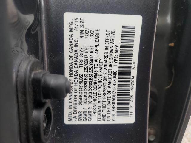 Photo 9 VIN: 2HKRM3H71FH530486 - HONDA CR-V 