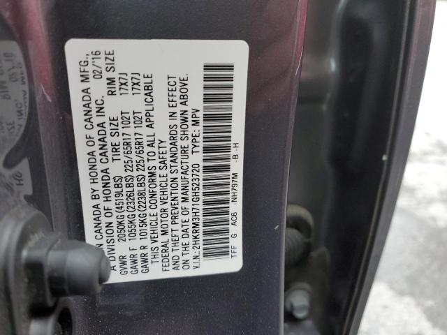 Photo 13 VIN: 2HKRM3H71GH523720 - HONDA CR-V EXL 