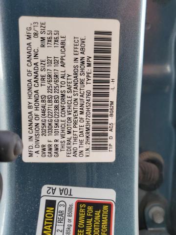 Photo 13 VIN: 2HKRM3H72DH524760 - HONDA CR-V EXL 