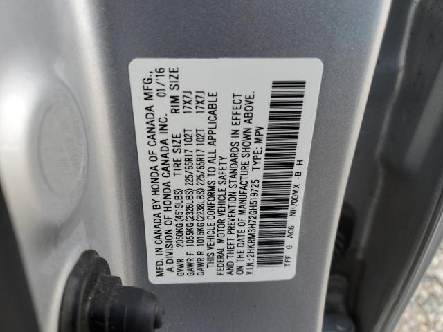 Photo 12 VIN: 2HKRM3H72GH519725 - HONDA CRV 