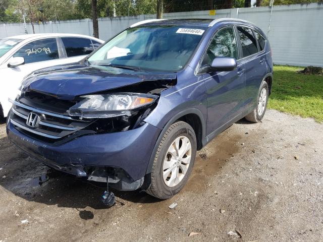 Photo 1 VIN: 2HKRM3H73EH558417 - HONDA CR-V EXL 