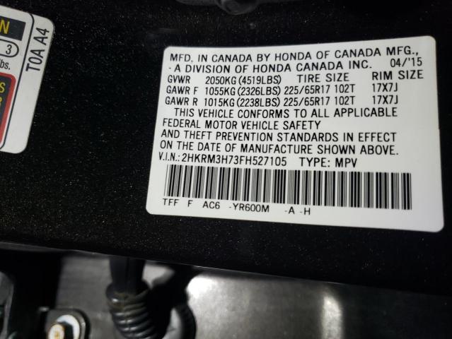 Photo 12 VIN: 2HKRM3H73FH527105 - HONDA CRV 