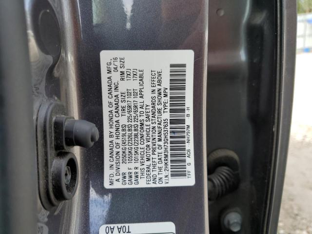 Photo 12 VIN: 2HKRM3H73GH537635 - HONDA CR-V EXL 