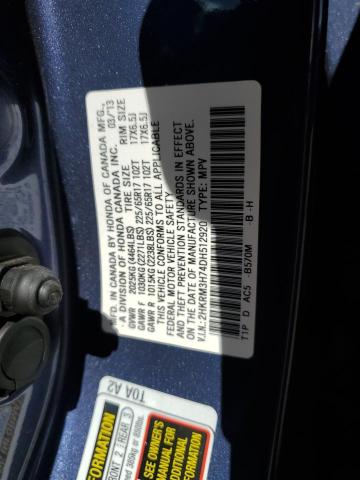 Photo 12 VIN: 2HKRM3H74DH512920 - HONDA CRV 