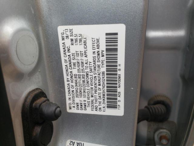 Photo 11 VIN: 2HKRM3H74DH524386 - HONDA CR-V EXL 