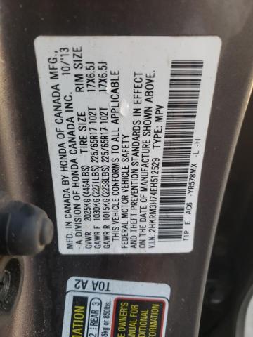 Photo 12 VIN: 2HKRM3H74EH512529 - HONDA CR-V EXL 